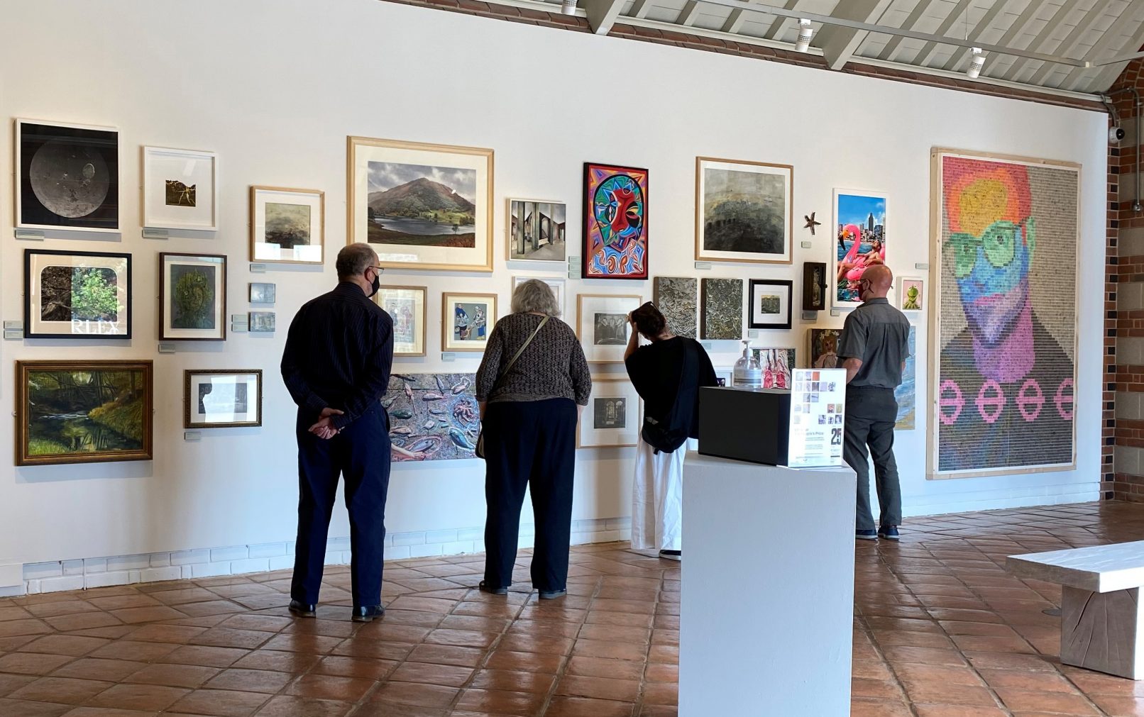 Self-portrait from Travelcard by Mav shown at the Harley Open 2020 - Copyright Harley Gallery 2020