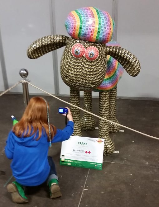 Frank by Mav shown at Shaun in the City: The Great Sheep Round Up at The Mall at Cribbs Causeway - Bristol (2015)